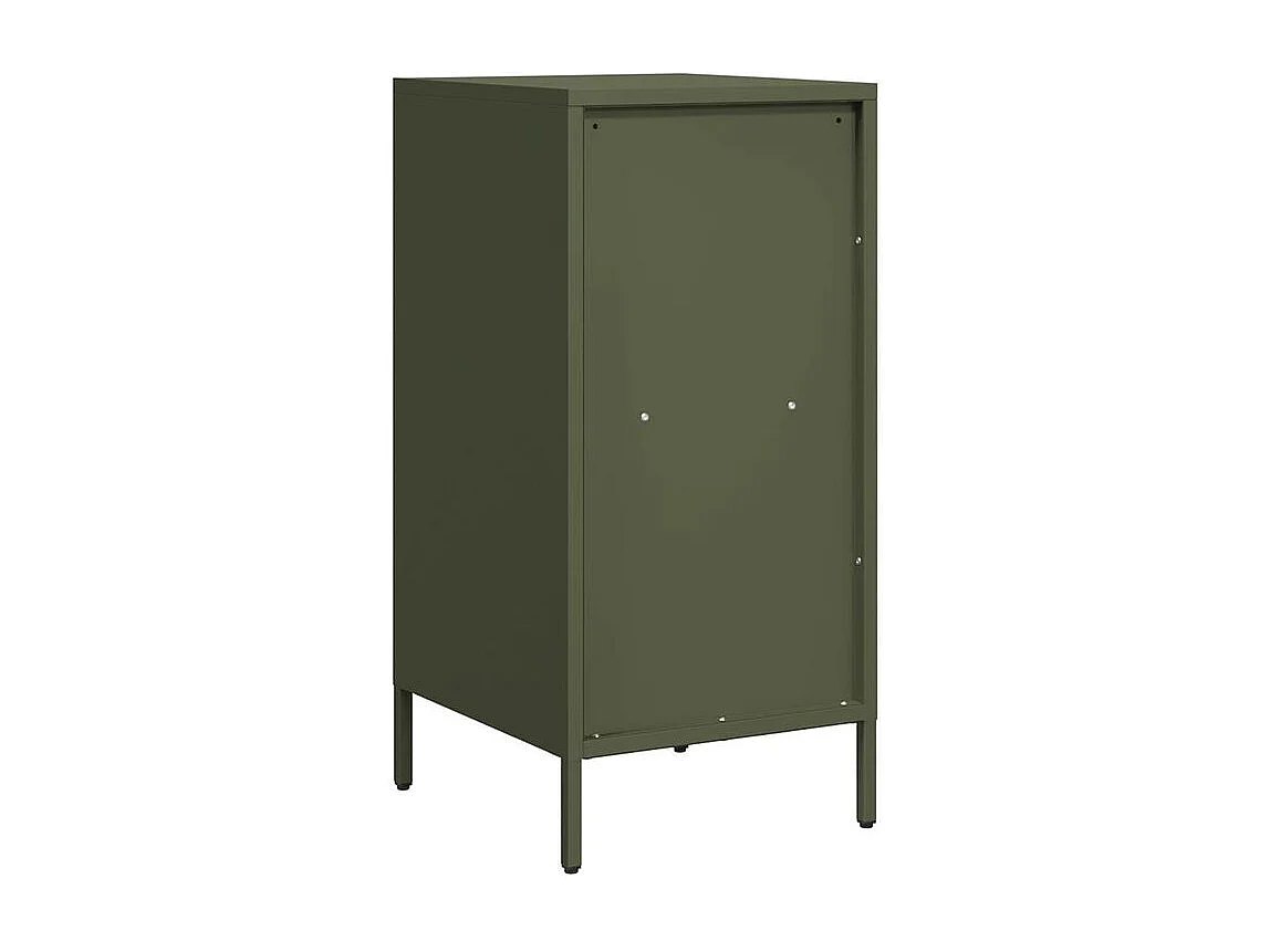 Buffet vert olive 35x39x73,5 acier laminé à froid