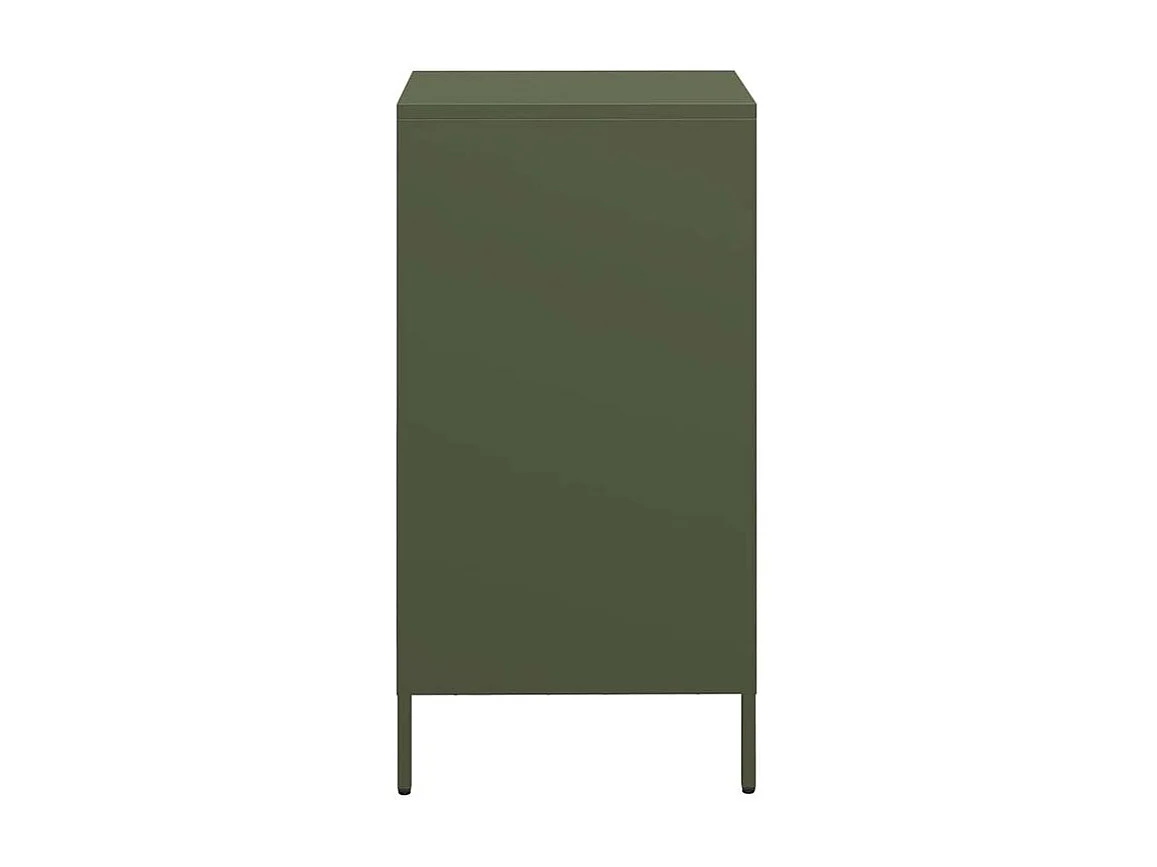 Buffet vert olive 35x39x73,5 acier laminé à froid