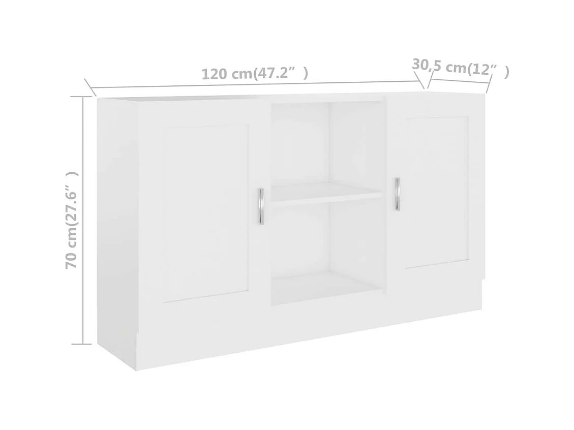 Buffet Blanc 120x30,5x70