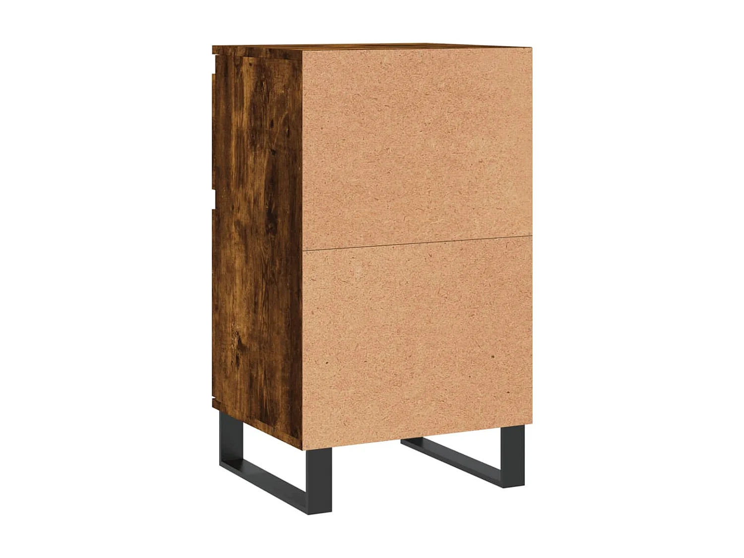 Buffets 2 pcs chêne fumé 40x35x70 bois d'ingénierie