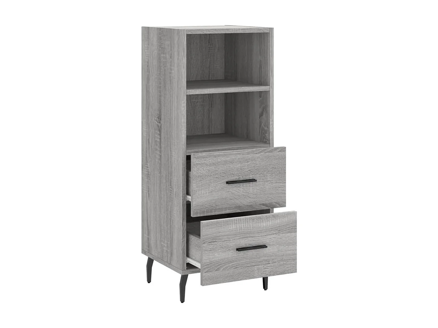 Buffet Sonoma gris 34,5x34x90 Bois d'ingénierie