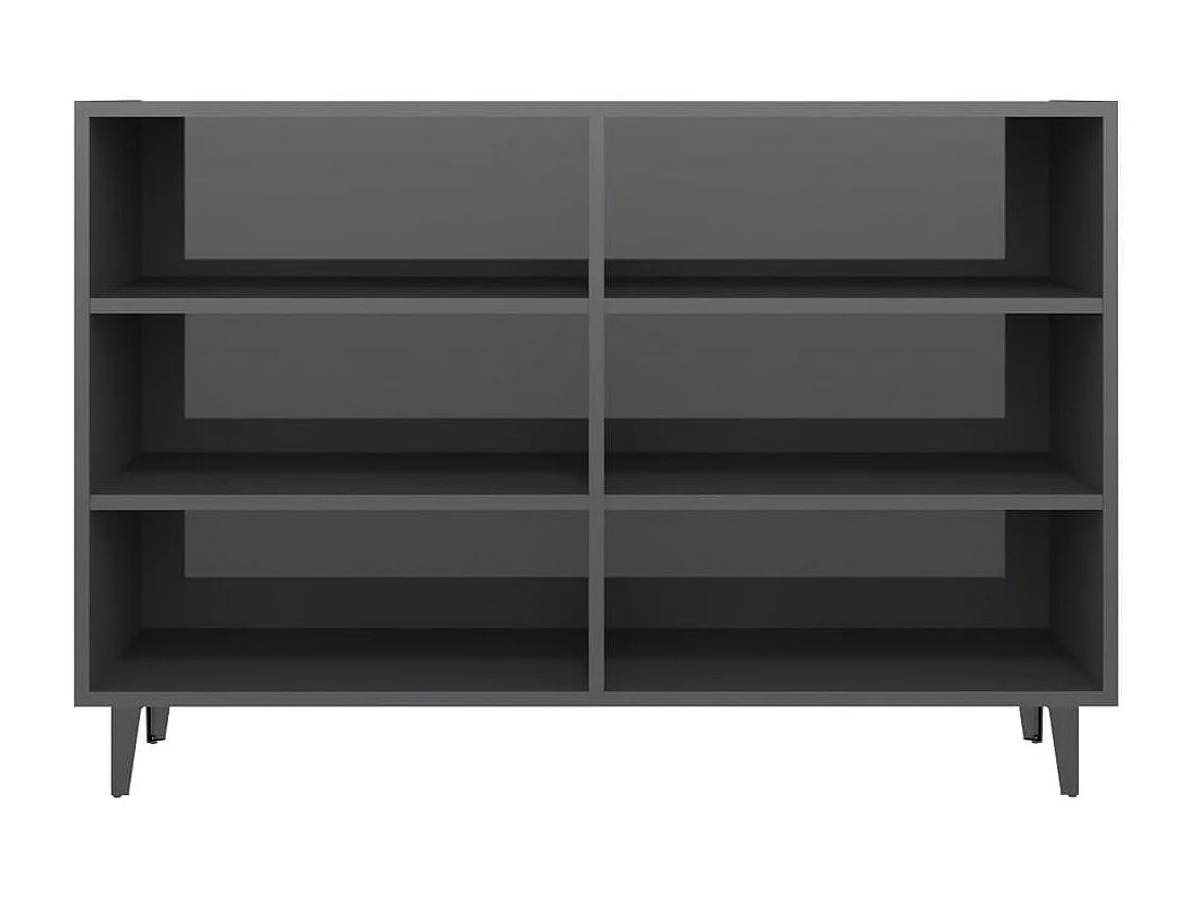 Buffet Gris brillant 103,5x35x70