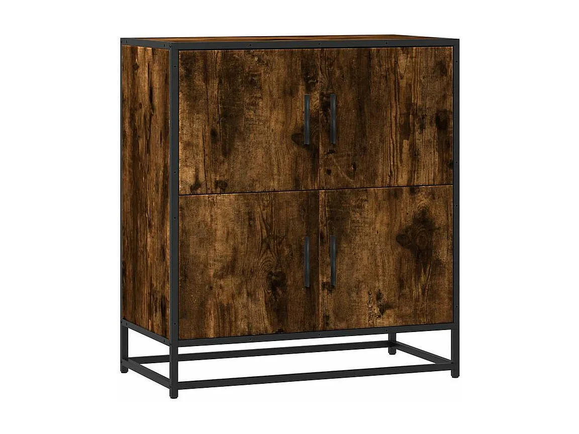 Buffet chêne fumé 68x35x76 bois d'ingénierie