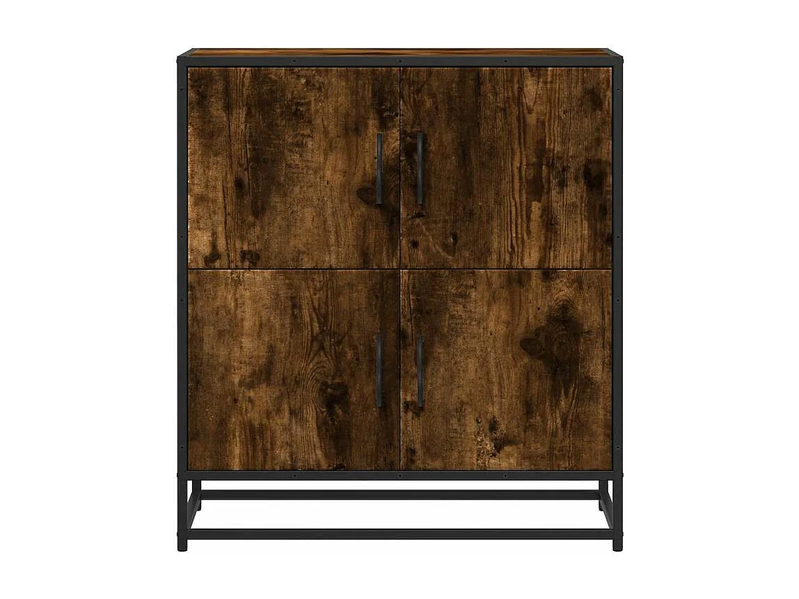 Buffet chêne fumé 68x35x76 bois d'ingénierie