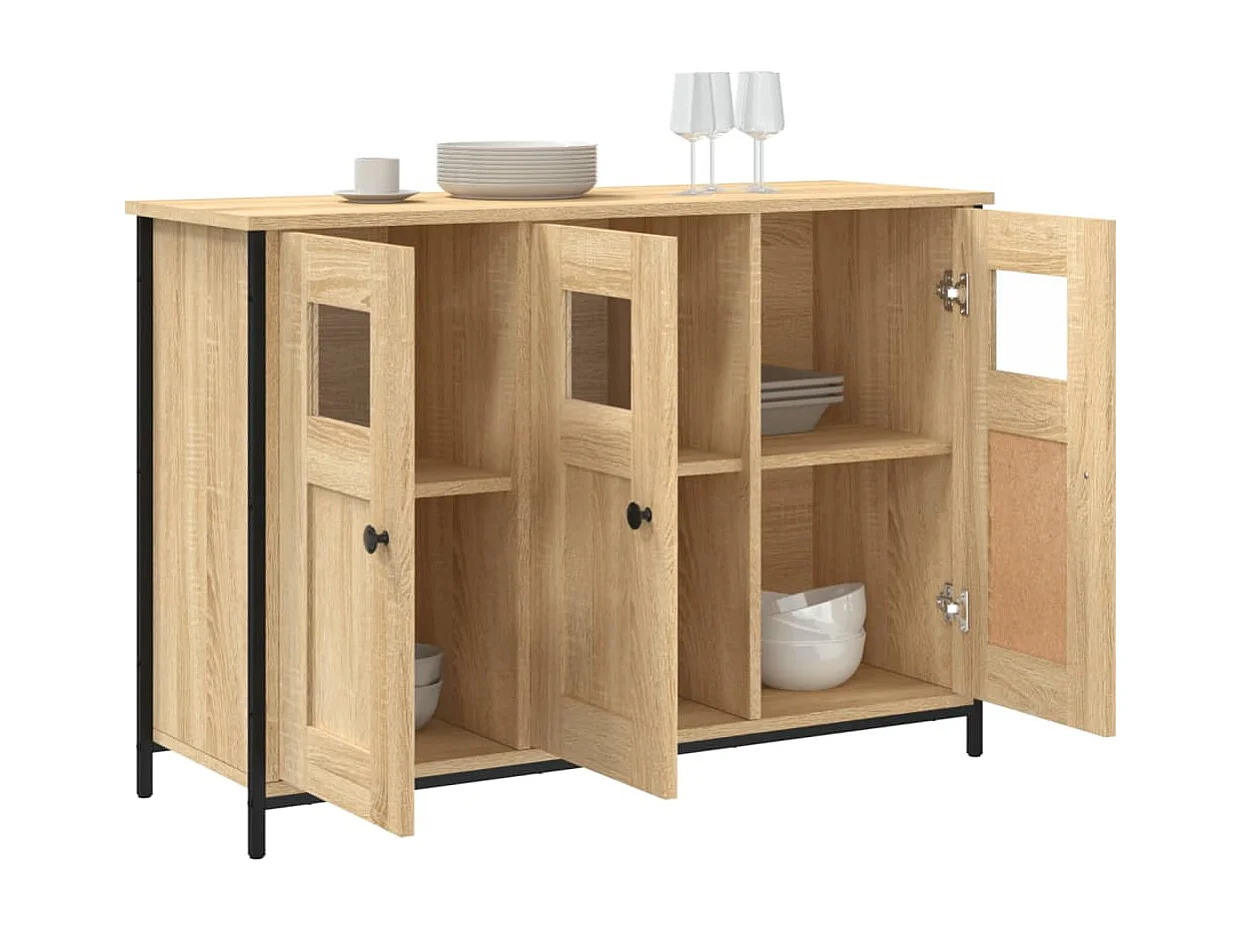 Buffet chêne sonoma 100x35x70 bois d'ingénierie