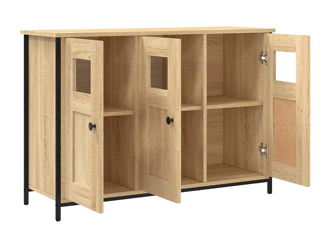 Buffet chêne sonoma 100x35x70 bois d'ingénierie