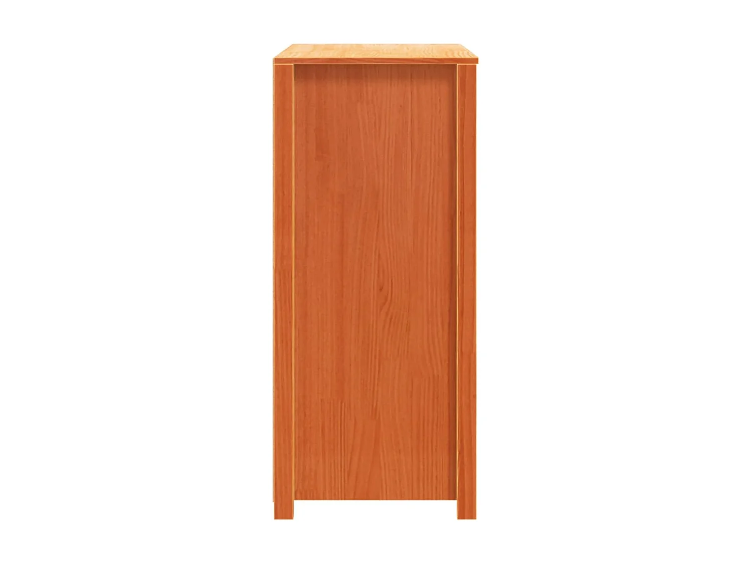 Armoire latérale marron 100x40x90 bois de pin massif