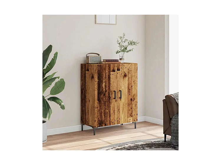 Buffet vieux bois 69,5x34x90 bois d'ingénierie