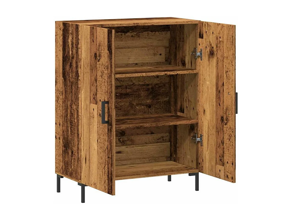 Buffet vieux bois 69,5x34x90 bois d'ingénierie