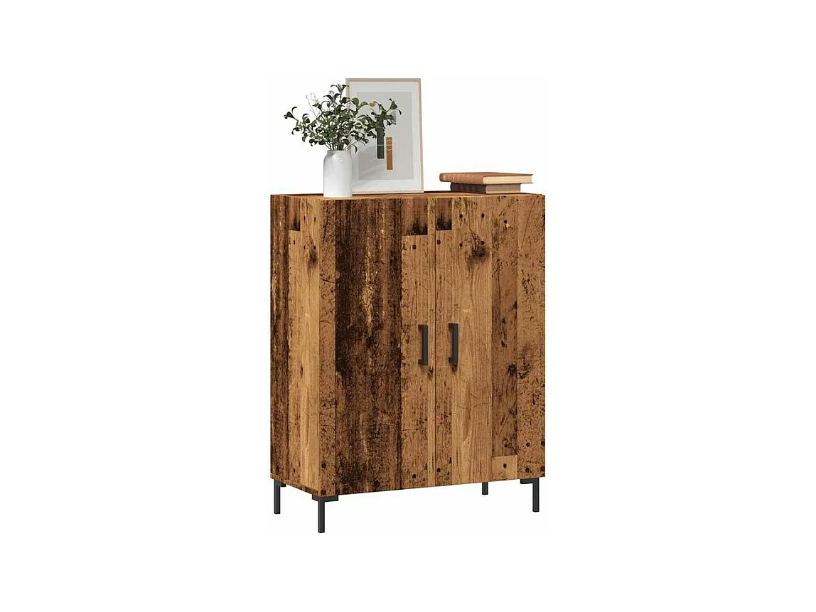 Buffet vieux bois 69,5x34x90 bois d'ingénierie
