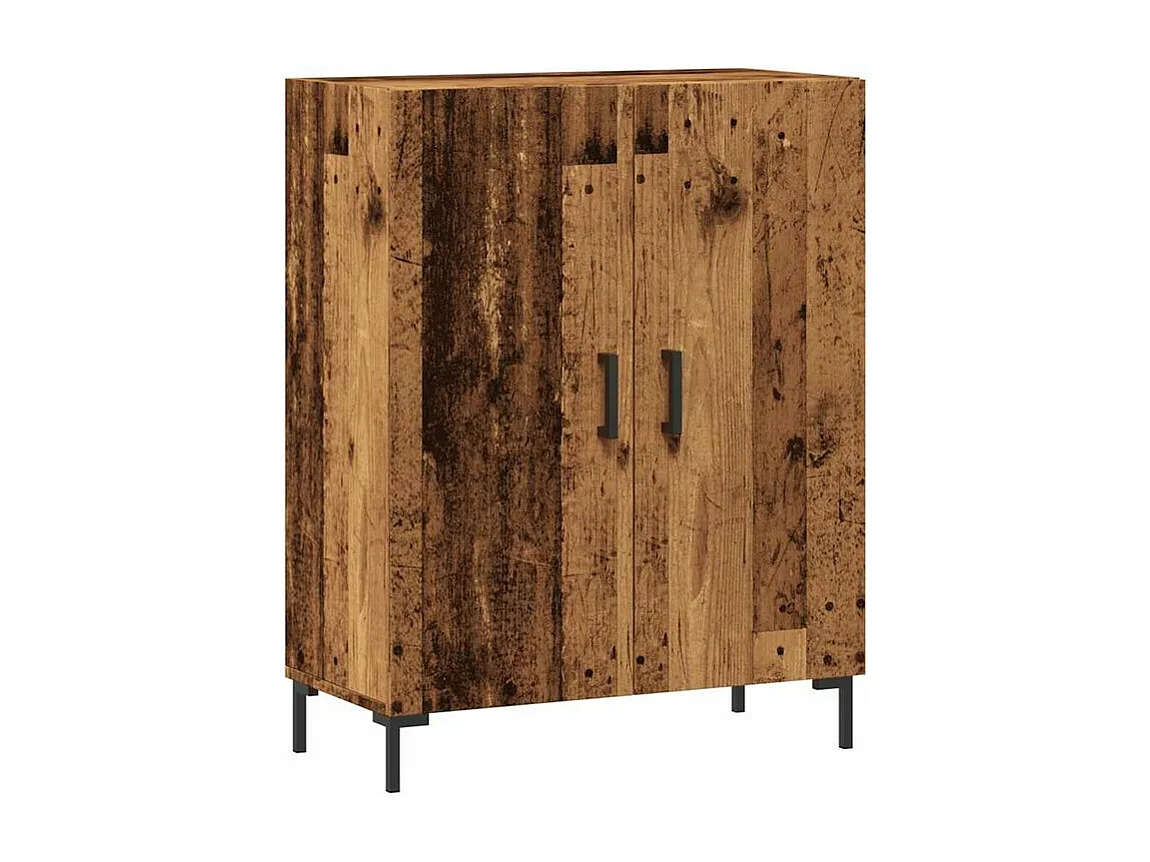 Buffet vieux bois 69,5x34x90 bois d'ingénierie