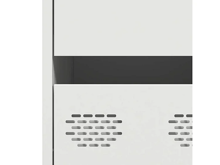 Buffet blanc 35x39x73,5 acier laminé à froid