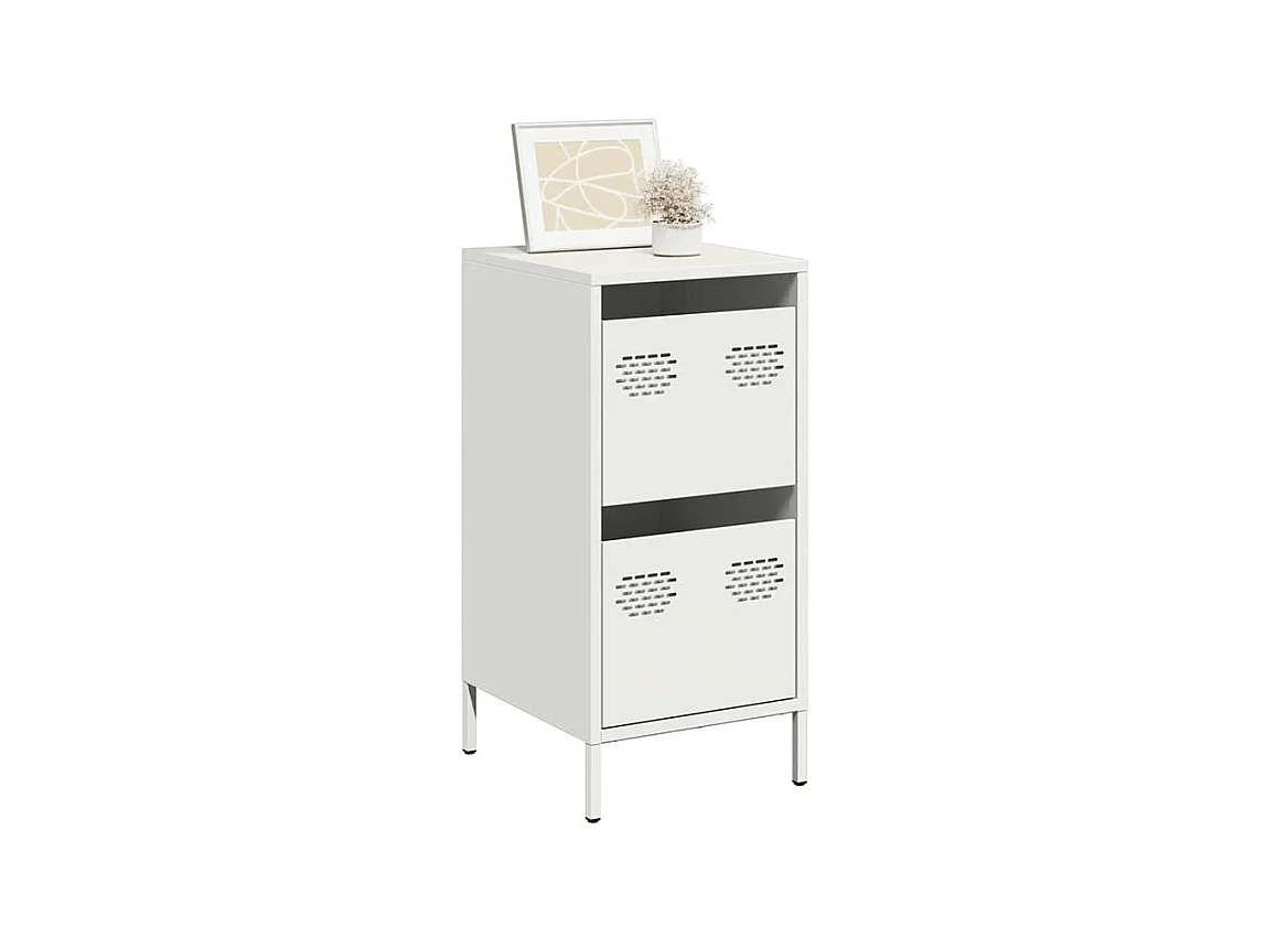 Buffet blanc 35x39x73,5 acier laminé à froid