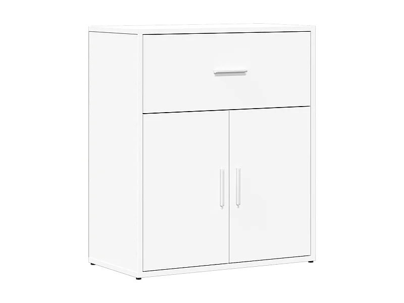 Buffet blanc 60x31x70 bois d'ingénierie