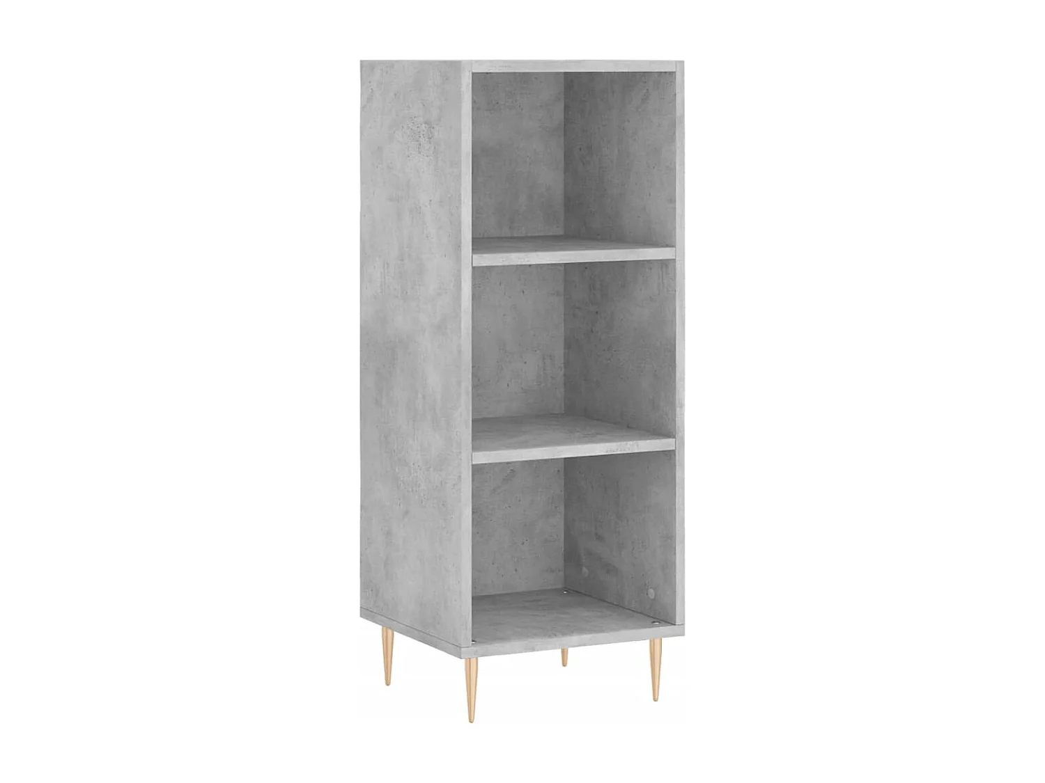 Buffet gris béton 34,5x32,5x90 bois d'ingénierie