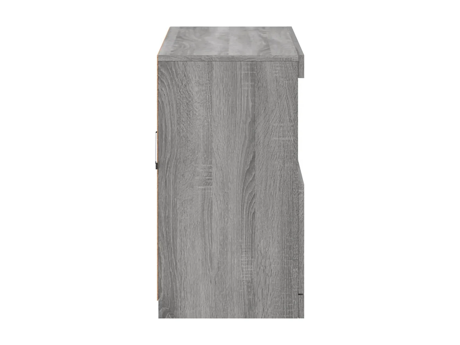 Buffet avec lumières LED sonoma gris 81x37x67