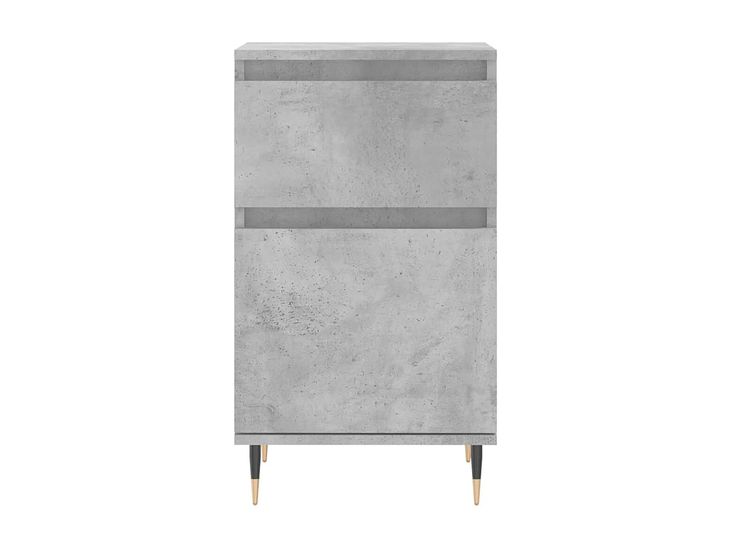 Buffets 2 pcs gris béton 40x35x70 bois d'ingénierie