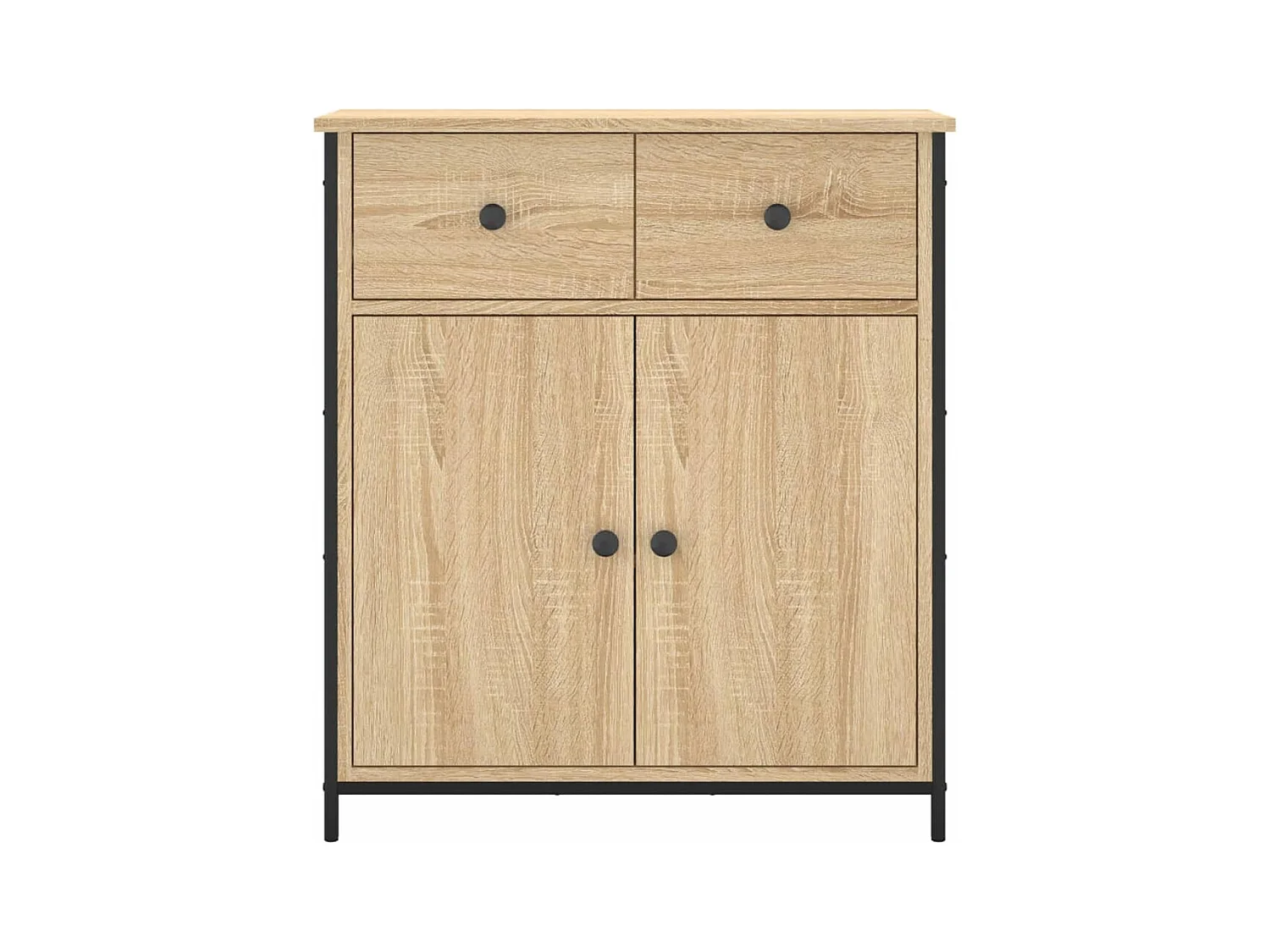 Buffet chêne sonoma 70x30x80 bois d'ingénierie