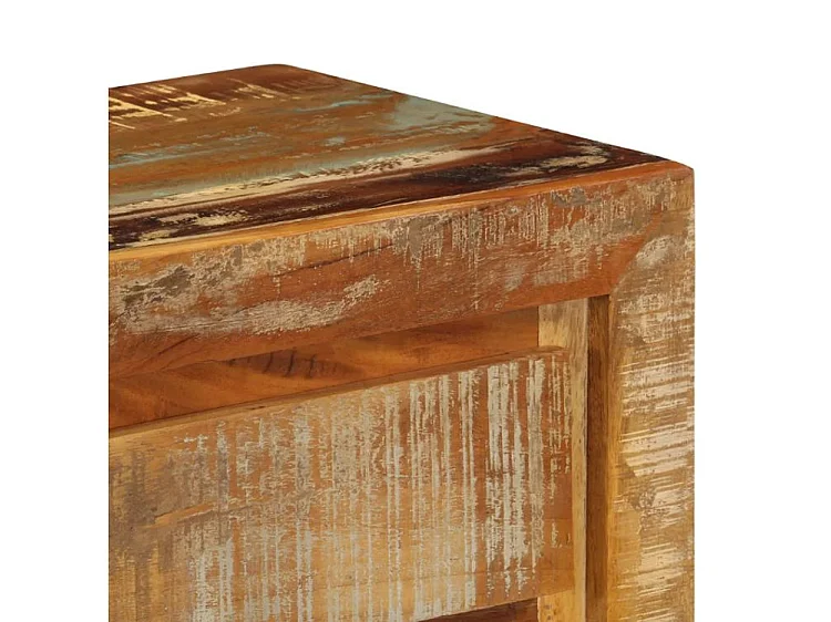 Buffet 5 tiroirs bois massif recyclé Moust