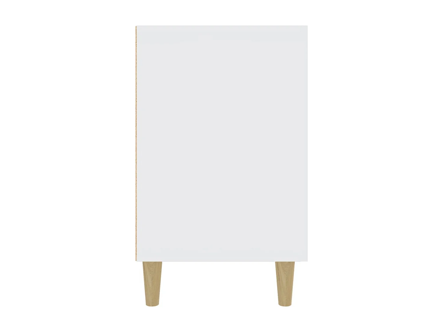 Buffet blanc 100x36x60 bois d'ingénierie