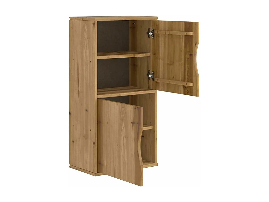 Armoire latérale ODDA 40x24x79 bois massif pin