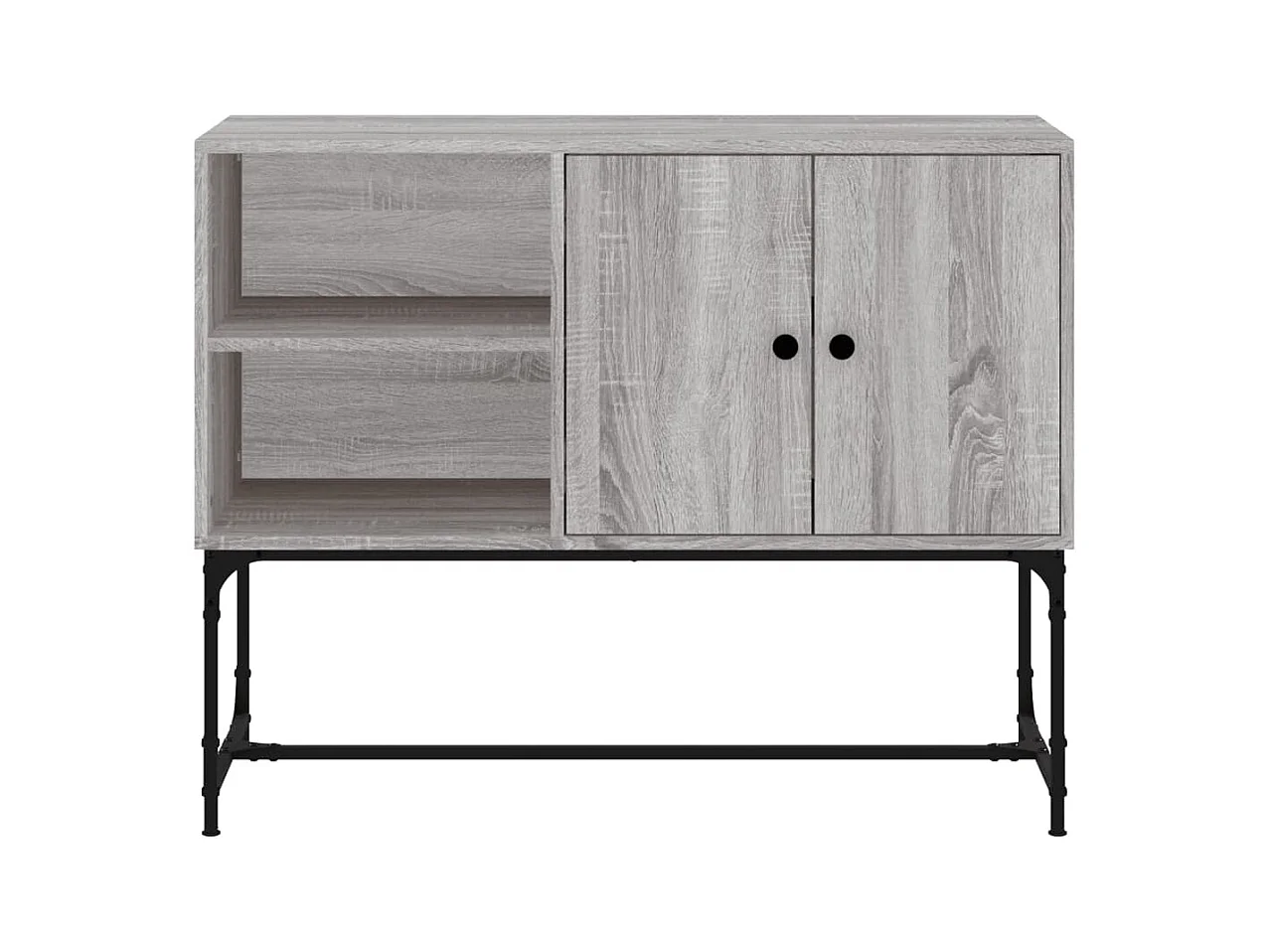 Buffet sonoma gris 100x40x79,5 bois d'ingénierie