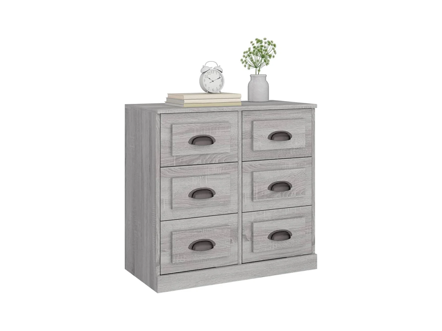 Buffet sonoma gris 70x35,5x67,5 bois d'ingénierie