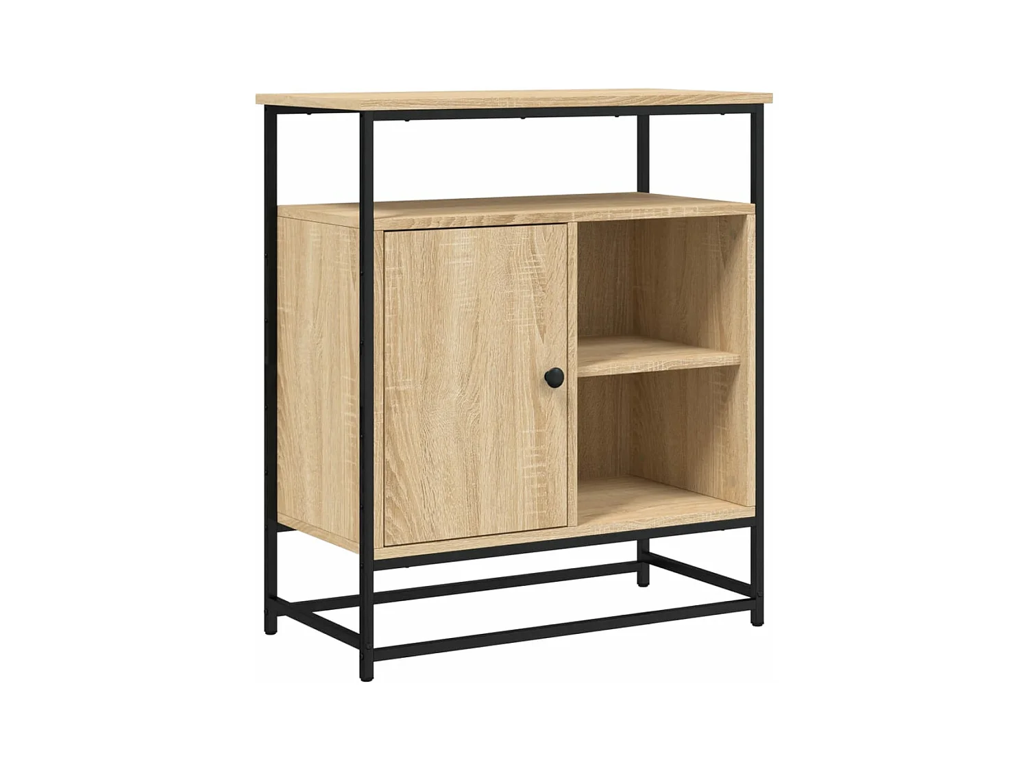 Buffet chêne sonoma 69x35x80 bois d'ingénierie