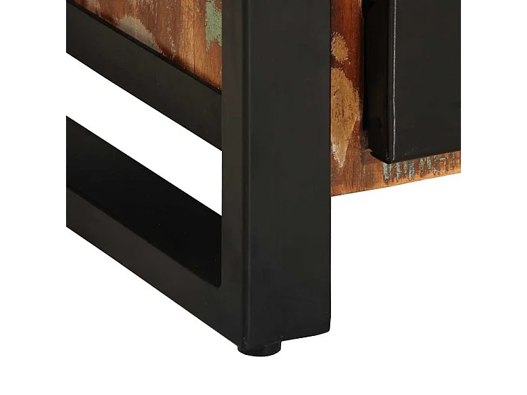 Buffet multicolore 55x35x70 bois massif récupération