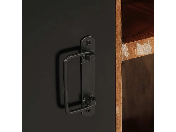 Buffet multicolore 55x35x70 bois massif récupération