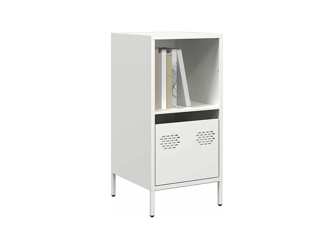 Buffet blanc 35x39x73,5 acier laminé à froid