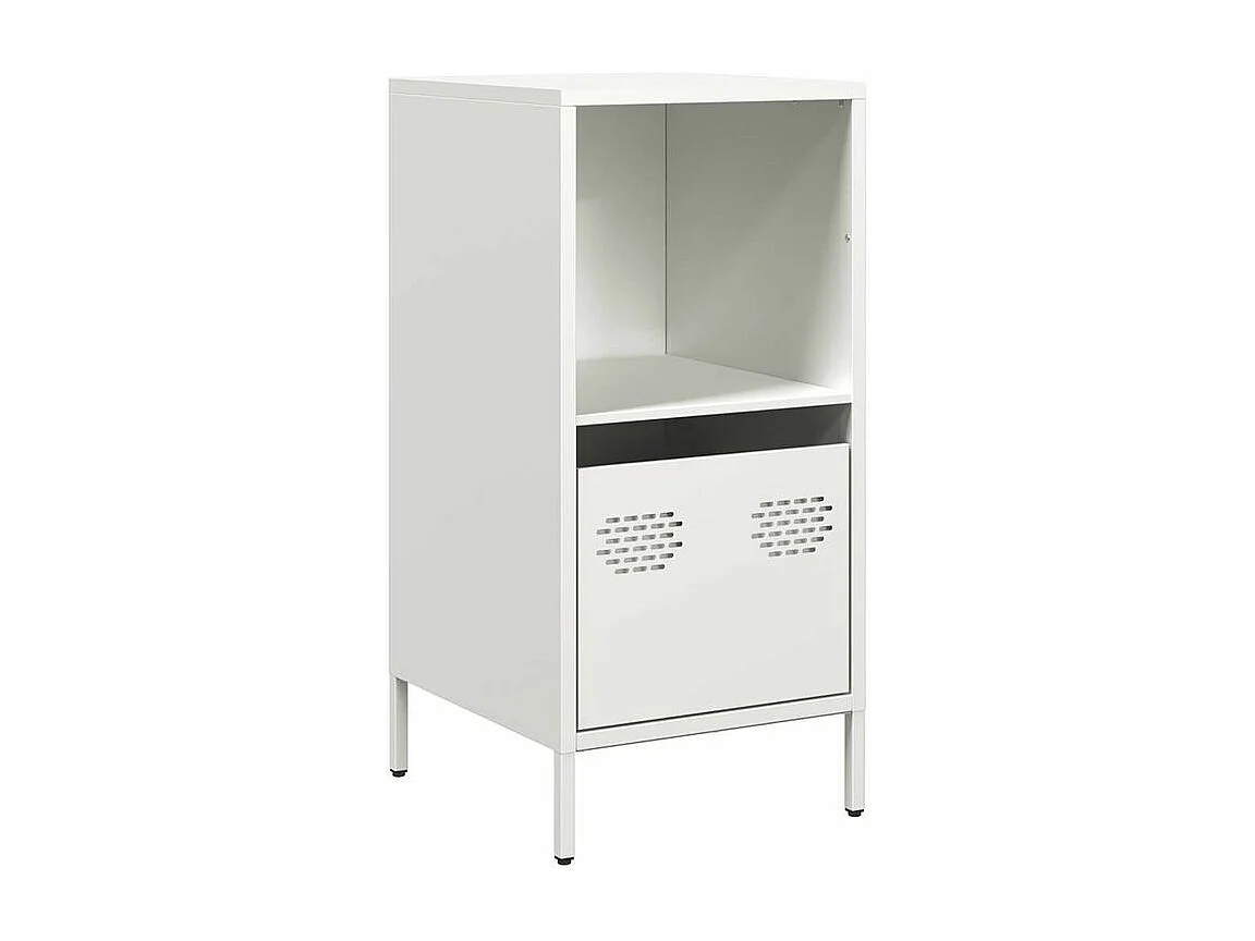 Buffet blanc 35x39x73,5 acier laminé à froid