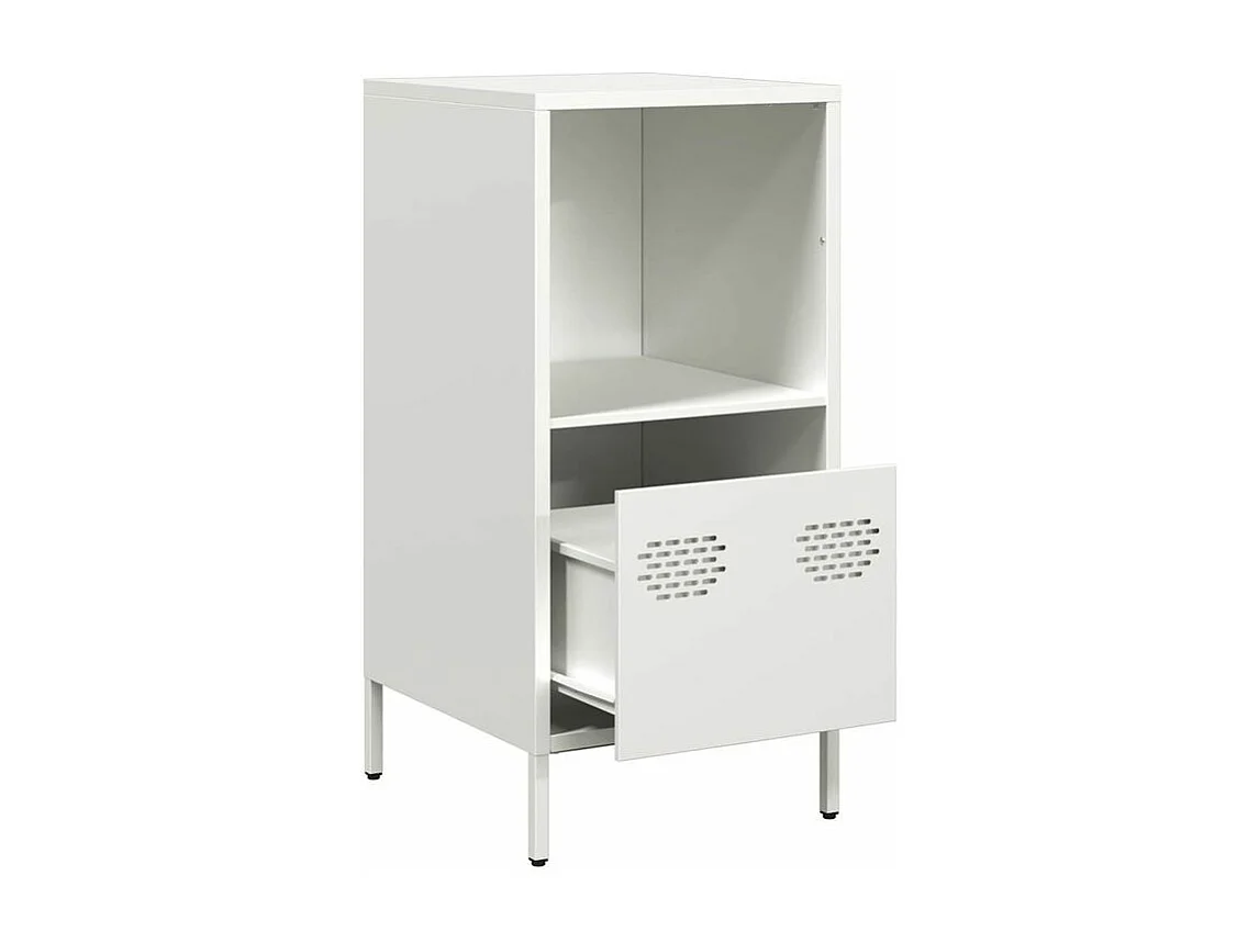 Buffet blanc 35x39x73,5 acier laminé à froid