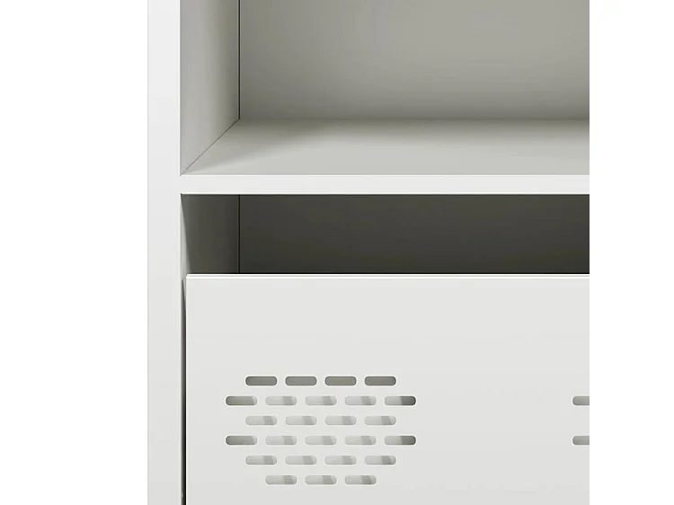 Buffet blanc 35x39x73,5 acier laminé à froid