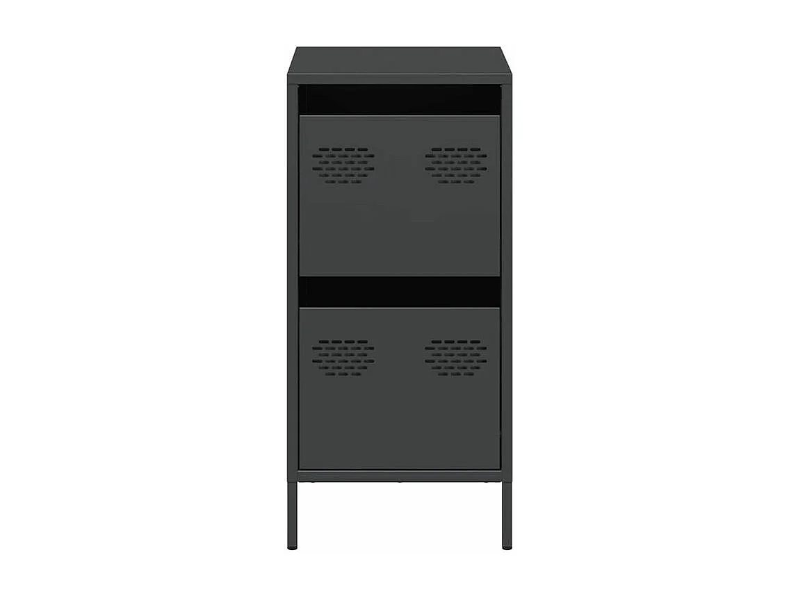 Buffet noir 35x39x73,5 acier laminé à froid