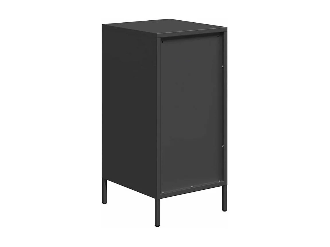 Buffet noir 35x39x73,5 acier laminé à froid