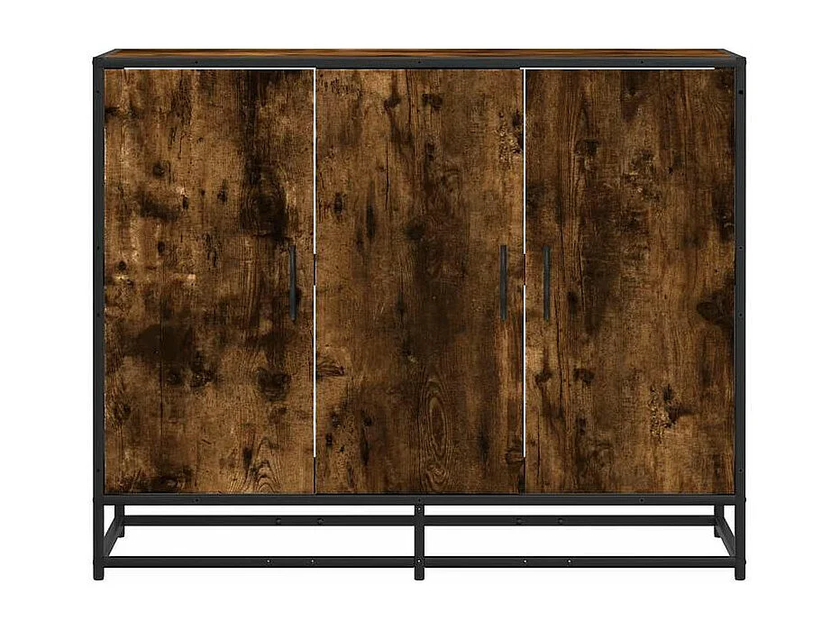Buffet chêne fumé 94x35x76 bois d'ingénierie