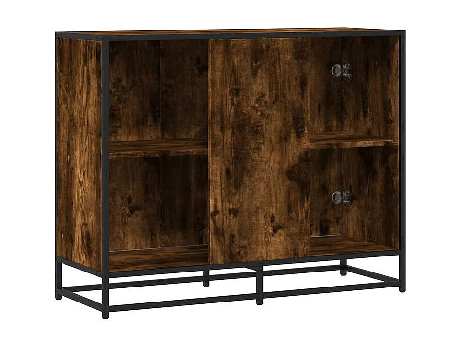 Buffet chêne fumé 94x35x76 bois d'ingénierie