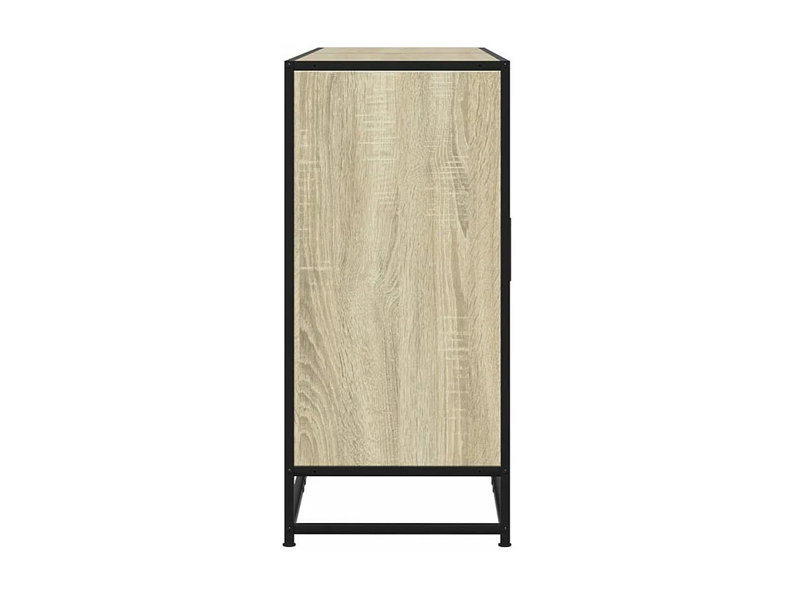 Buffet chêne sonoma 134x35x76 bois d'ingénierie