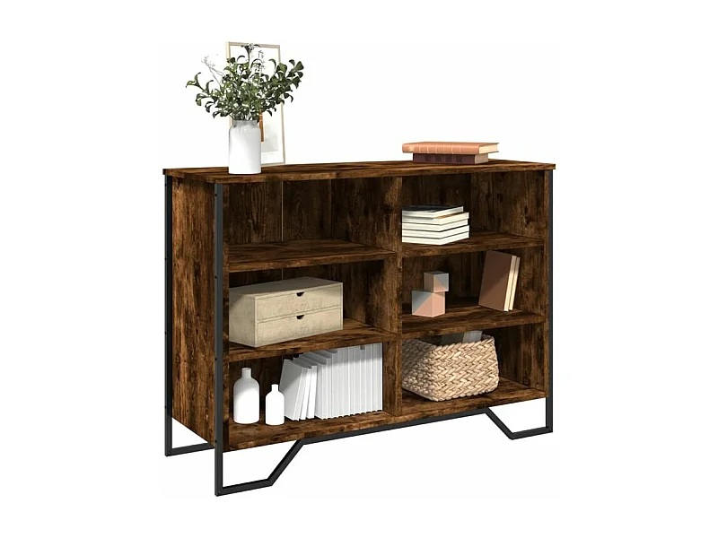 Buffet chêne fumé 101x35,5x74,5 bois d'ingénierie