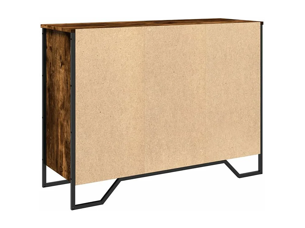 Buffet chêne fumé 101x35,5x74,5 bois d'ingénierie