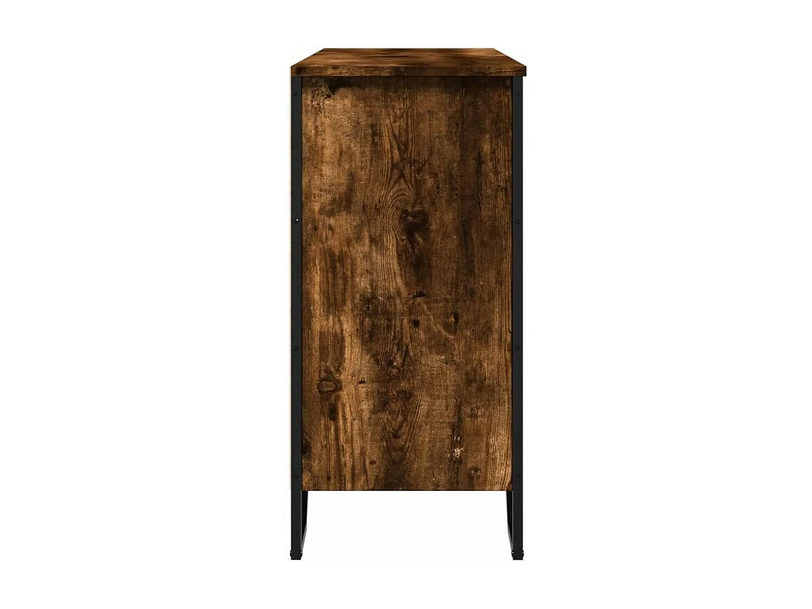 Buffet chêne fumé 101x35,5x74,5 bois d'ingénierie