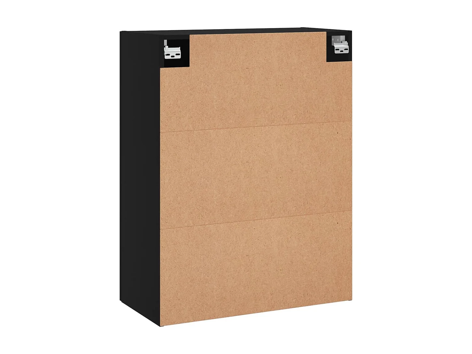 Armoires murales 2 pcs noir 69,5x34x90