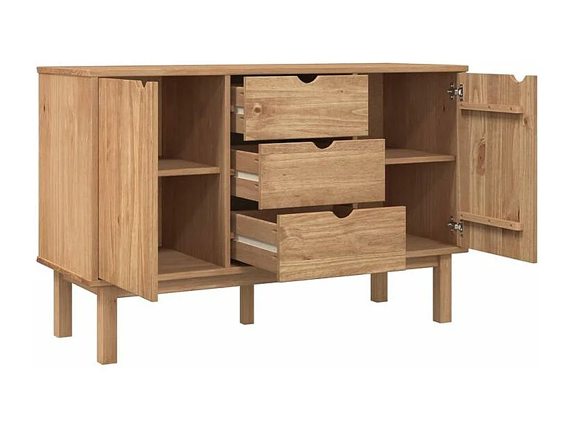 Buffet OTTA 113,5x43x73 Bois massif de pin