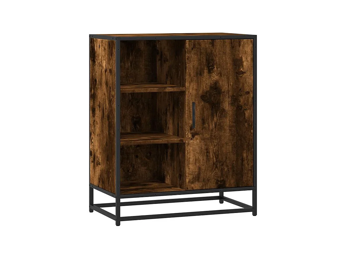 Buffet chêne fumé 62x35x76 bois d'ingénierie
