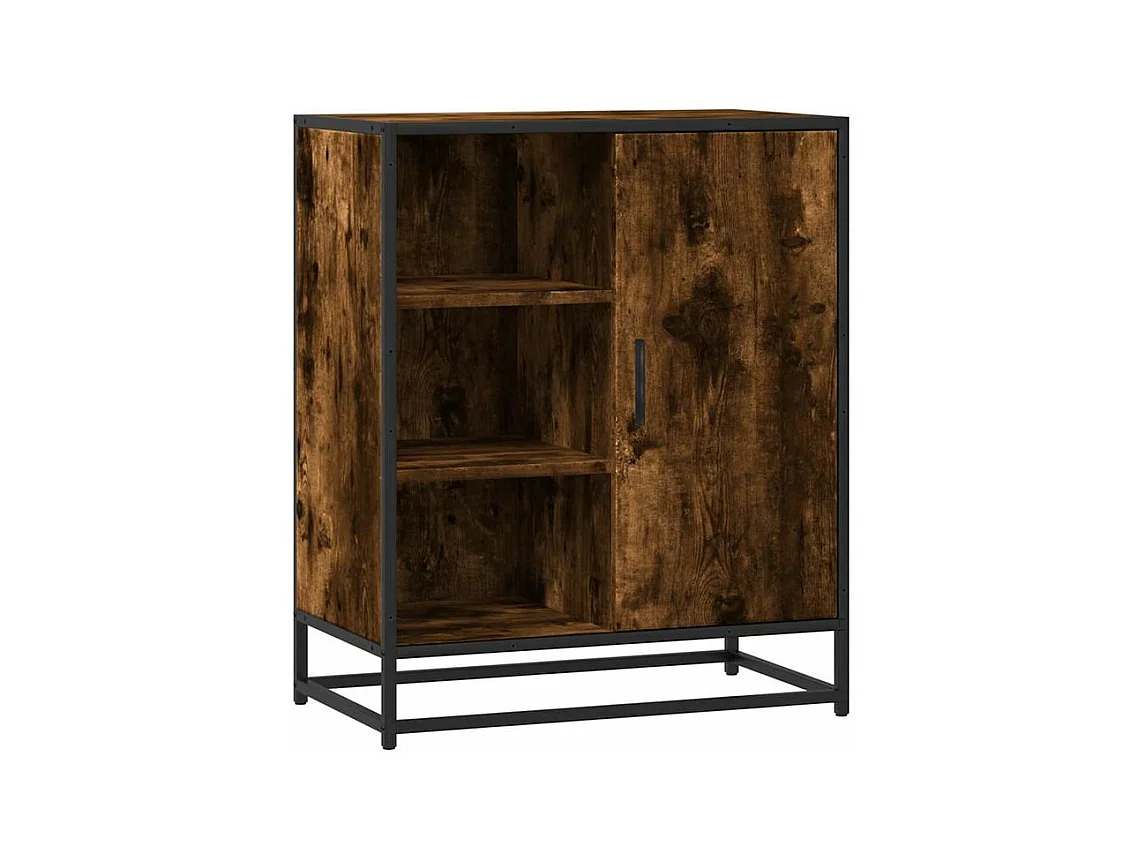 Buffet chêne fumé 62x35x76 bois d'ingénierie