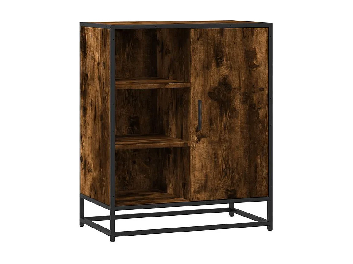 Buffet chêne fumé 62x35x76 bois d'ingénierie