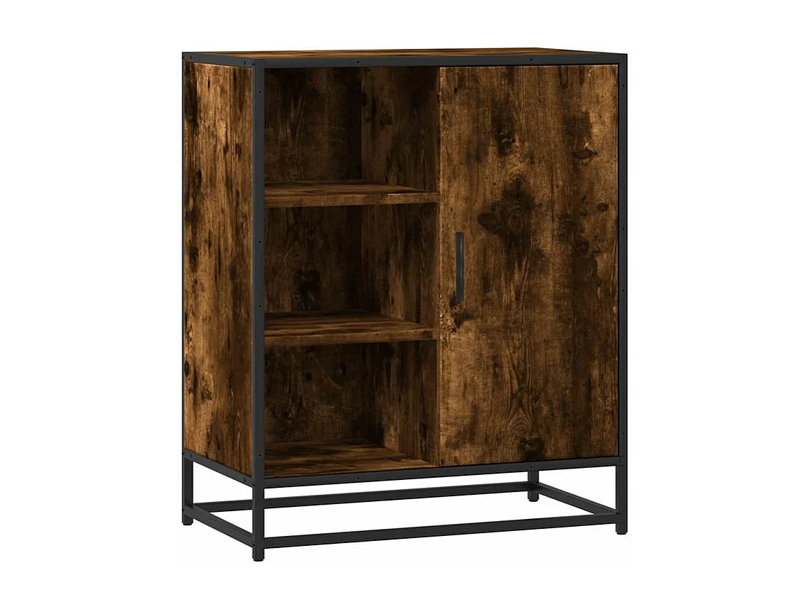 Buffet chêne fumé 62x35x76 bois d'ingénierie