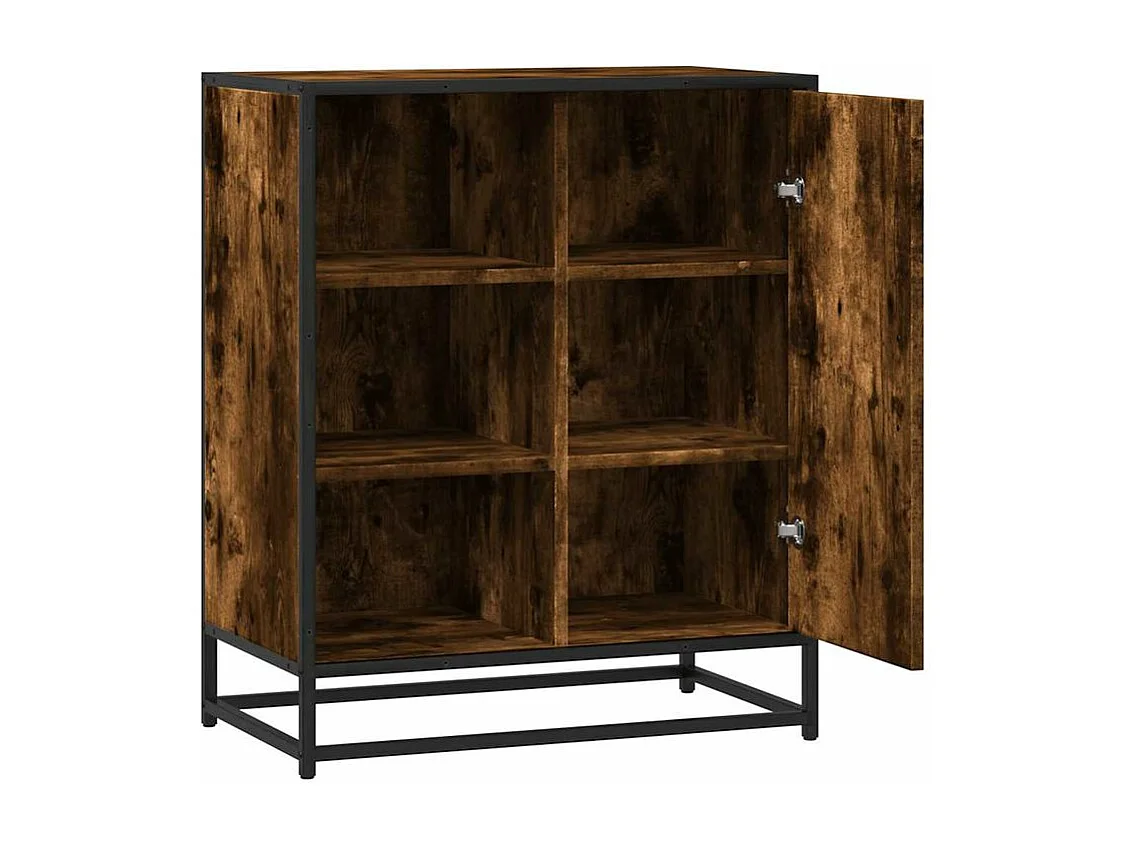 Buffet chêne fumé 62x35x76 bois d'ingénierie