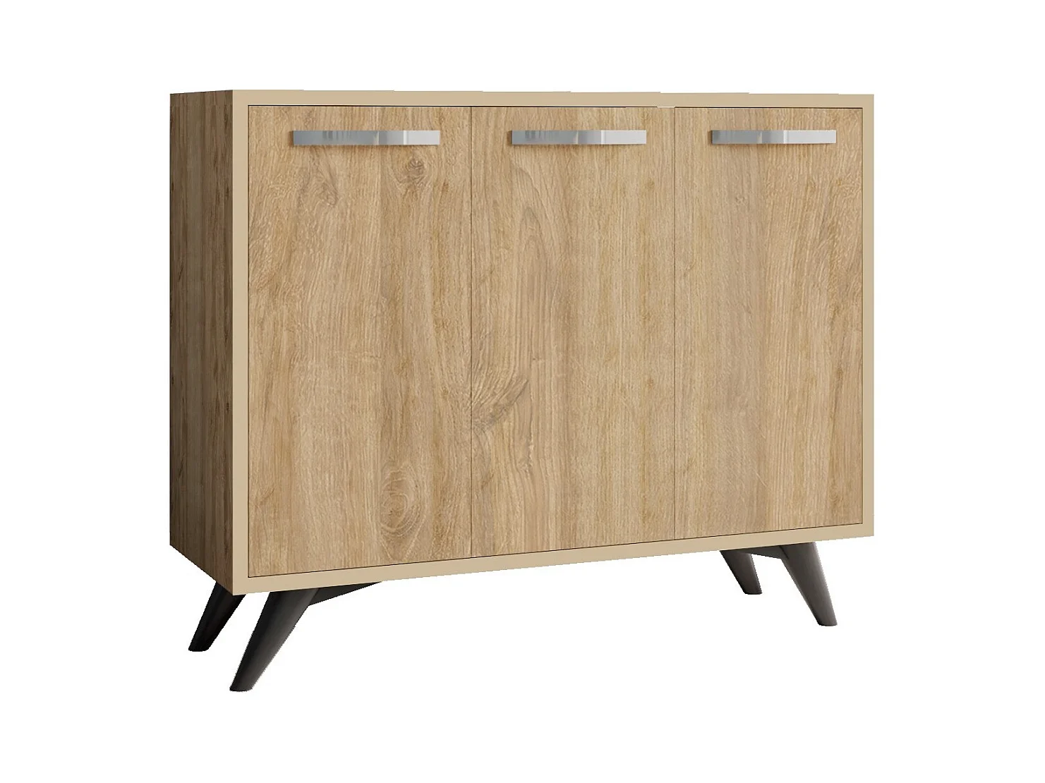 Gabinete multiusos Piffa color roble 100x82x35 cm